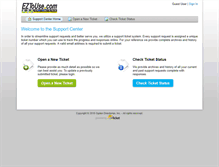 Tablet Screenshot of eztousesupport.com